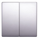 Клавіша E.NEXT e.lux.11021L.pn.aluminium подвійна "алюміній" (ins0040096)