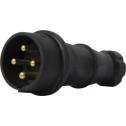 Силова вилка переносна E.NEXT каучукова e.plug.rubber.070.32, 4P, 32А (s9100032)