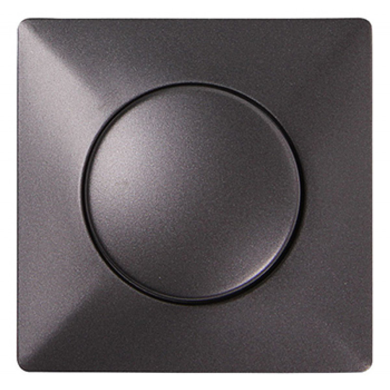 Панель E.NEXT e.lux.13011L.13006C.pn.anthracite светорегулятора с диском, "антрацит" (ins0040044)