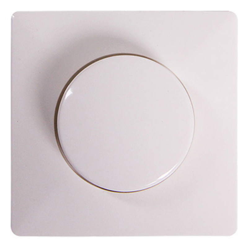 Панель E.NEXT e.lux.13011L.13006C.pn.white.shrink светорегулятора с диском, белая (запаянная в п/э) (ins0020041)