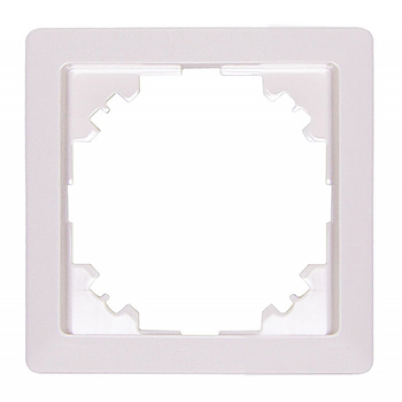 Рамка E.NEXT e.lux.10024L.1.fr.white.shrink 1-місна, біла (запаяна в п/е) (ins0020045)