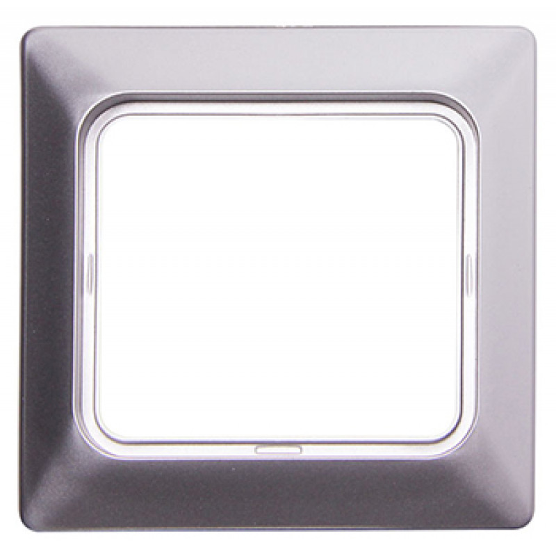 Рамка E.NEXT e.lux.12094L.1.fr.wp.aluminium для вологозахищених розеток, "алюміній" (ins0040088)