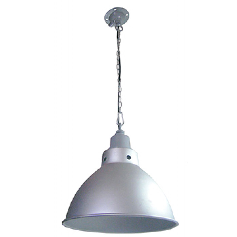 Світильник підвісний E.NEXT e.save.high.light.03.65 під енергозберігаючу лампу до 65 Вт (плафон-алюміній + ланцюговий підвіс) (l0510003)