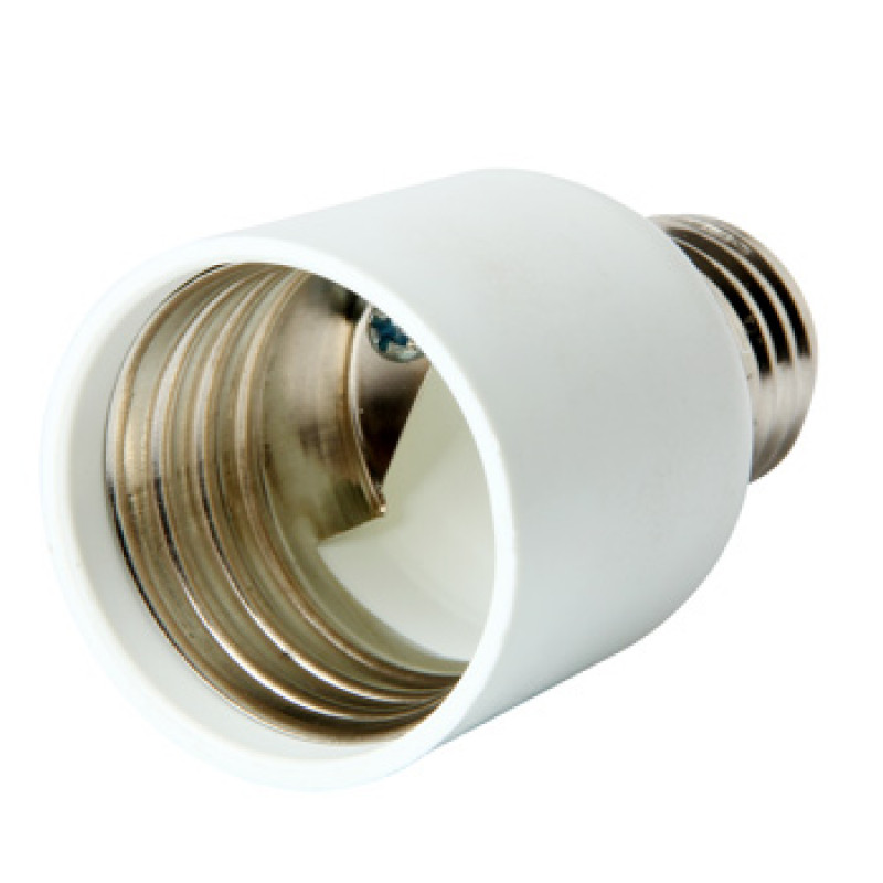 Переходник E.NEXT e.lamp adapter.Е27 / Е40.white, с патрона Е27 на Е40, пластиковый (s9100015)