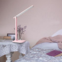 Настольный светодиодный светильник Feron DE1725 розовый (24231)