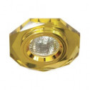Вбудований світильник Feron 8020-2 жовтий золото (20080)