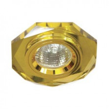 Встраиваемый светильник Feron 8020-2 желтый золото (20080)