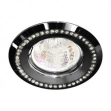 Встраиваемый светильник Feron DL103-BK прозрачный черный (28449)