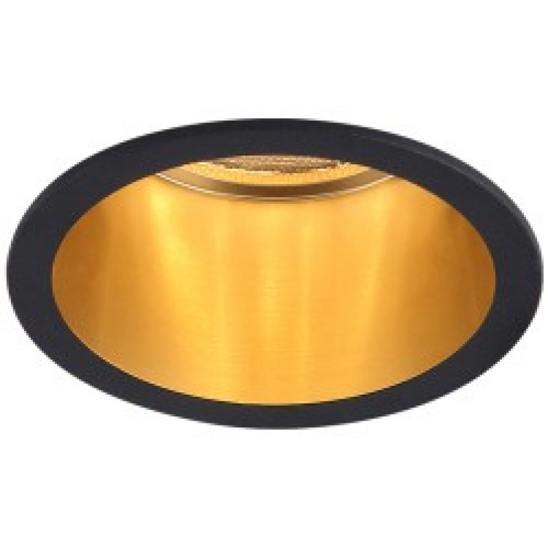 Вбудований світильник Feron DL6003 чорний-золото (29731)