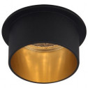Вбудований світильник Feron DL6005 чорний-золото (29733)