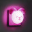 Светильник ночник Feron FN1167 зайчик ушки вниз розовый (23349)