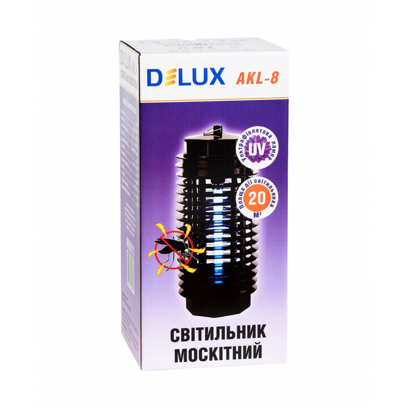 Світильник для знищення комах DELUX AKL-8 1х4Вт G5 (90008223)