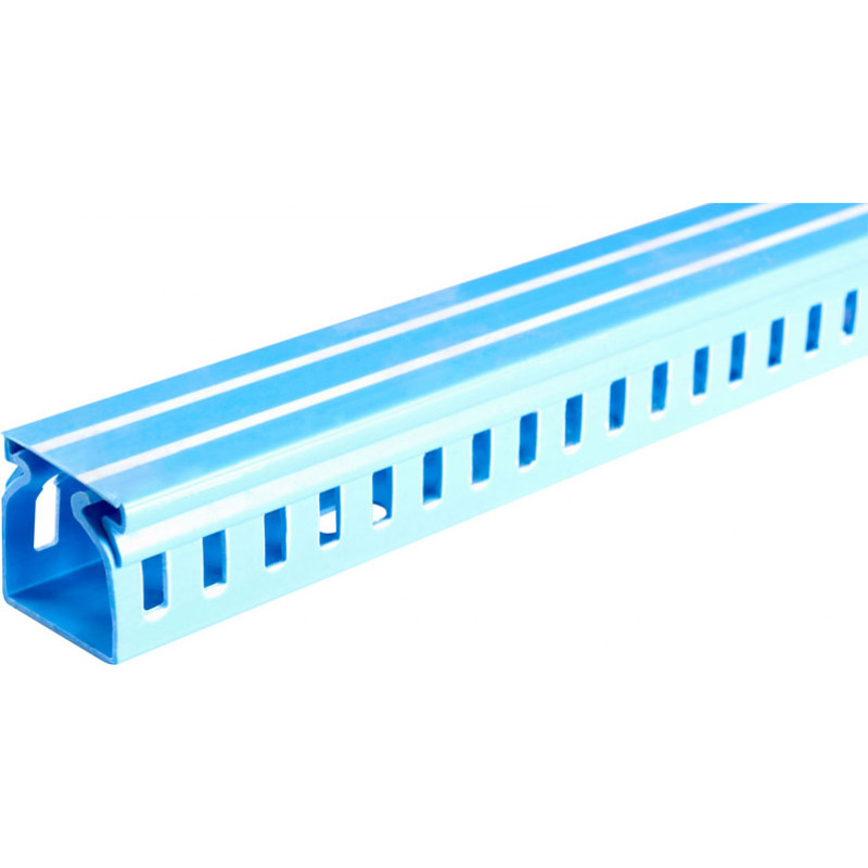 Короб пластиковый перфорированный e.trunking.perf.stand.40.60, 40х60мм, голубой 2м E.NEXT (s13033021)