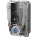 Шафа пластикова e.mbox.stand.plastic.n.f1. прозорий, під однофазний лічильник, навісний, з комплектом металовиробів, E.NEXT (s0110002)