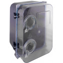 Шкаф пластиковый e.mbox.stand.plastic.n.f3. прозрачный, под трехфазный счетчик, навесной, с комплектом метизов, E.NEXT (s0110004)