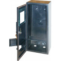 Шкаф e.mbox.stand.n.f1.6.z.str металлический, под 1-фазный счетчик, пустой, навесной, 6 модулей с замком, уличная, E.NEXT (s0100014)