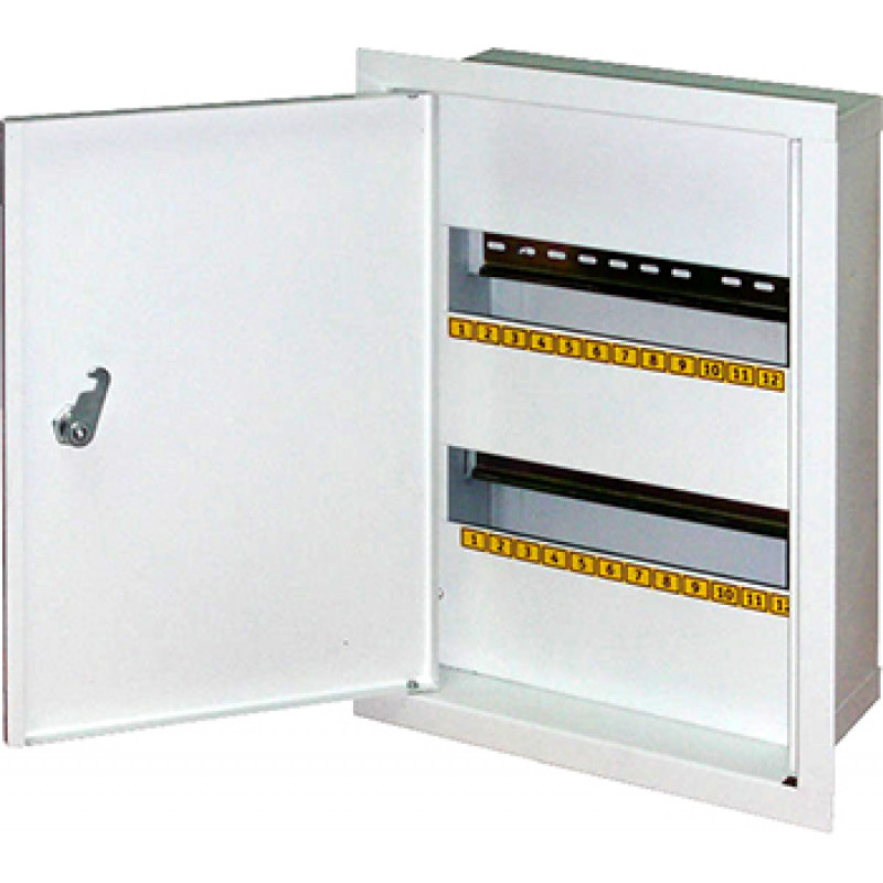 Шкаф e.mbox.stand.w.24.z металлический, под 24 модулей, встраиваемый, с замком E.NEXT (s0100024)