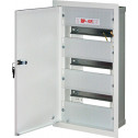 Шкаф распределительный e.mbox.RP-48 металлический, встраиваемый, 48 модулей, 600х385х125 мм (RP-48)