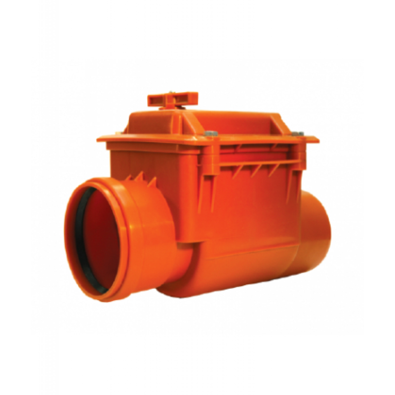 Обратный клапан для наружной канализации  ПВХ 110