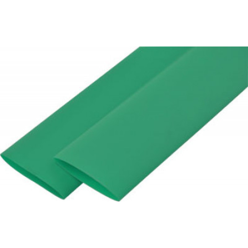 Термоусаджувальна трубка E.NEXT e.termo.stand.1.0,5.green, 1/0,5, 1м, зелена