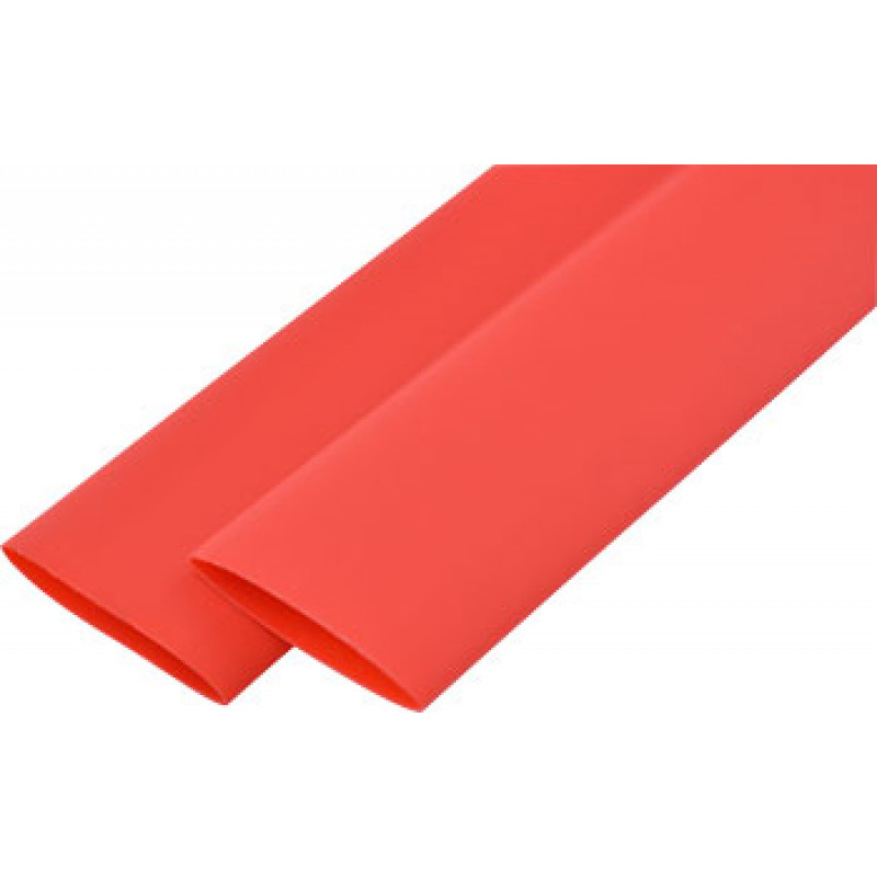 Термоусаджувальна трубка E.NEXT e.termo.stand.1.0,5.red, 1/0,5, 1м, червона