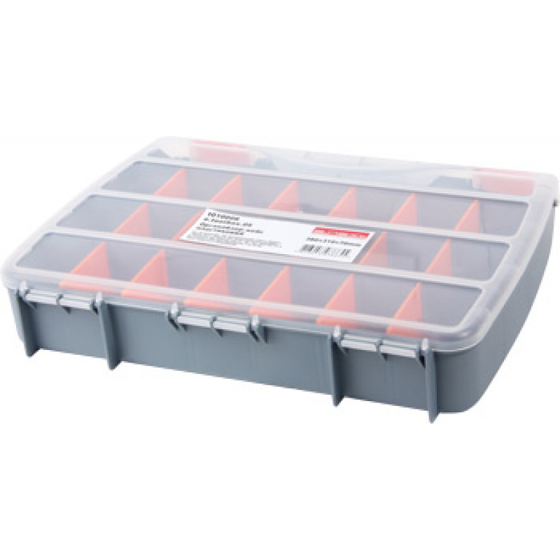 Органайзер-кейс пластиковый, e.toolbox.05, 380х310х70мм E.NEXT
