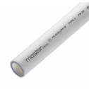 Труба поліпропіленова PPR 20 мм із алюмінієвою фольгою PPR-AL-PPR TEBO біла 4/80 м (кратно 1 шт = 4 м)