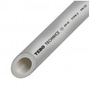 Труба поліпропіленова PPR PN25 20 мм для котелень зачистна TEBO сіра 4/80 м (кратно 1 шт = 4 м)