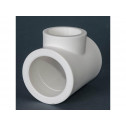Тройник полипропиленовый PPR соединительный 20 TEBO белый