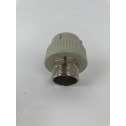 Муфта полипропиленовая PPR 50х1 1/2" с наружной резьбой под ключ TEBO серая