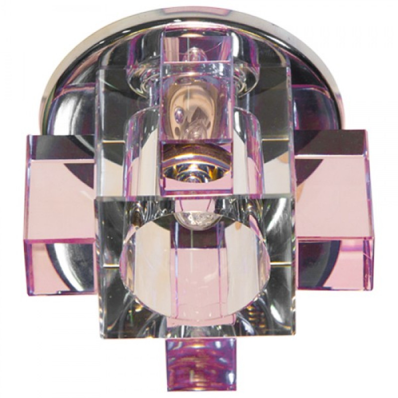 Встраиваемый светильник Feron C1037 розовый (19637)