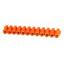 Клеммная колодка делимая E.NEXT, 12групп e.tc.stand.12.20.orange, 30 А, оранжевая