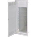 Щит металопластиковий слаботочний ETI ECG70 MEDIA-I, перфорована панель, перфоровані металеві білі дверцята (1101179)