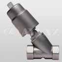 Запірний клапан нержавіючий з пневмоприводом AYVAZ PKV-50 1"