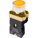 Кнопка управления с подсветкой E.NEXT e.mb.bw3561 желтая, без фиксации, 1NO (p0810104)