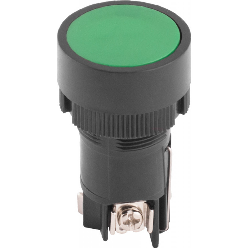 Кнопка керування пластикова з фіксацією E.NEXT e.mb.eh135 зелена 1NO+1NC (p0810128)