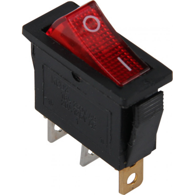 Перемикач клавішний E.NEXT e.switch.key.03, 3 pin, з індикацією (s2040003)