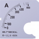 Шкала для амперметра щитового E.NEXT e.meter72.a400.scale АС 400А 72х72мм (s066006)