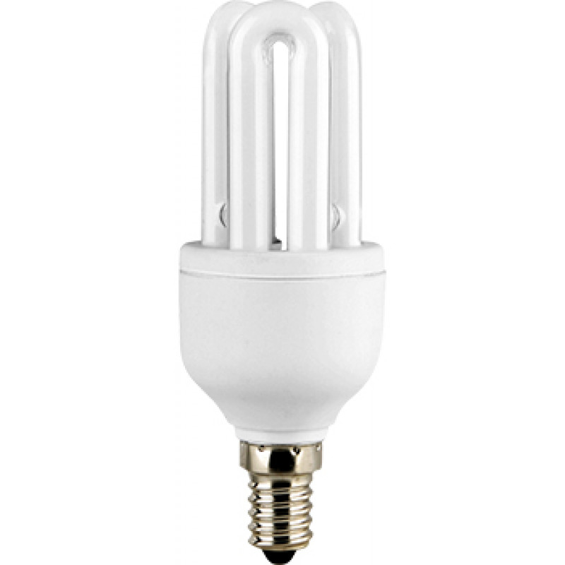 Лампа энергосберегающая E.NEXT e.save.3U.E14.5.2700, тип 3U, патрон Е14, 5W, 2700 К (l0190001)