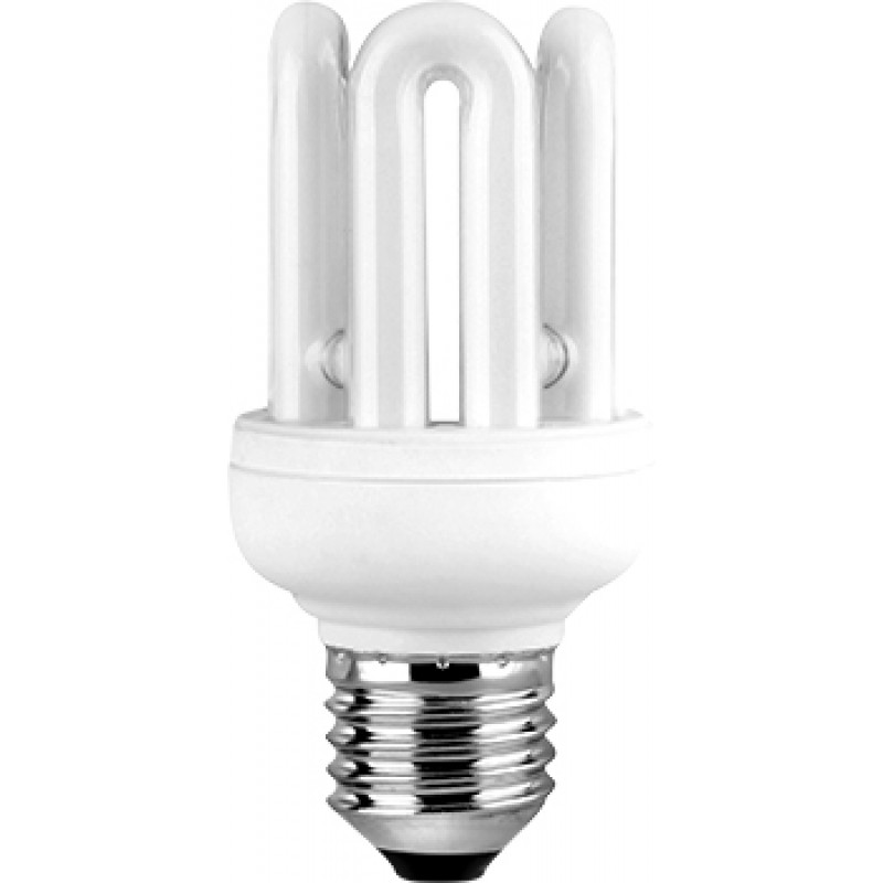 Лампа энергосберегающая E.NEXT e.save.4U.E27.11.6400, тип 4U, патрон Е27, 11W, 6400 К (l0240002)