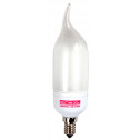 Лампа енергозберігаюча E.NEXT e.save.flame.E14.8.4200.t2, тип свічка на вітрі, патрон Е14, 8W, 4200 К, колба Т2 (l0640001)