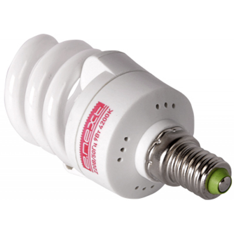 Лампа энергосберегающая E.NEXT e.save.screw.E14.7.2700, тип спираль, патрон Е14, 7W, 2700 К (l0250001)