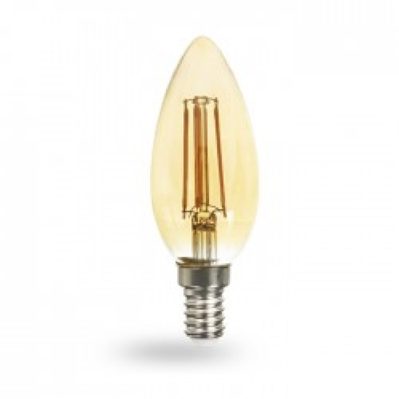 Філаментна лампа Feron LB-158 золото 6W E14 2200K (01519)