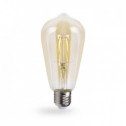 Филаментная лампа Feron LB-764 ST64 золото 4W E27 2700K EDISON (25857)