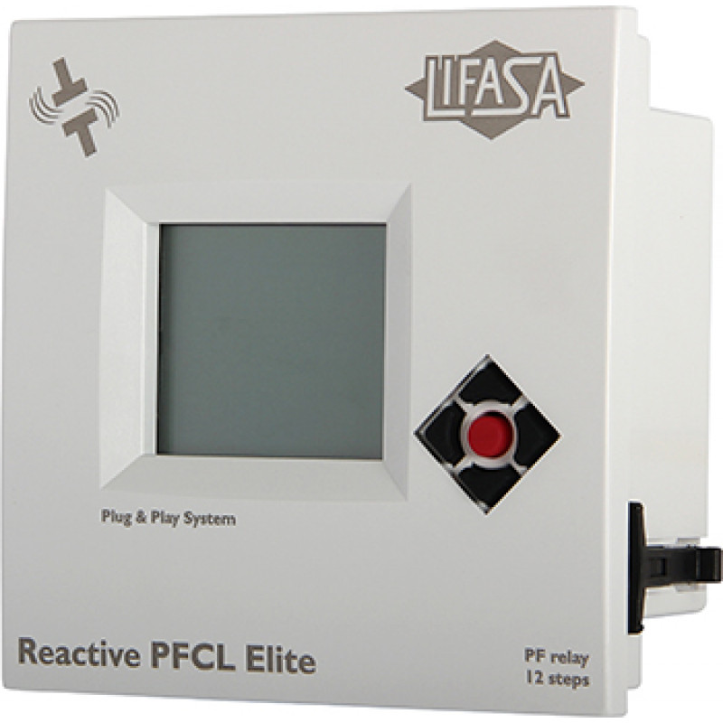 Регулятор реактивної потужності Lifasa PFCL-12 ELITE (на 12 ступенів) з інтерфейсом RS-485 (PFCL12400)