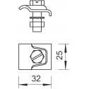 Универсальный клеммный зажим для круглых проводников Rd 8-10 OBO Bettermann (5326303)