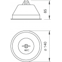 Покрівельний тримач дроту, для заповнення бетоном OBO Bettermann (5218861)