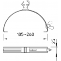 Тримач дроту d8-10мм для конькової покрівлі OBO Bettermann (5202515)