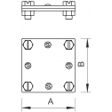 Крестовый соединитель DIN для плоских проводников 30 мм OBO Bettermann (5314658)