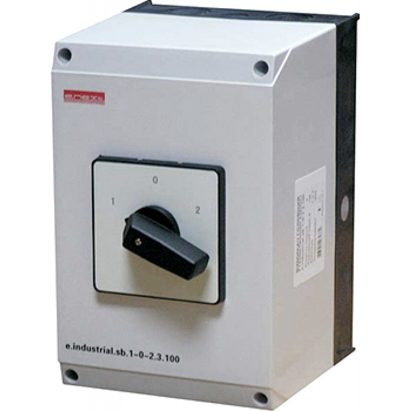 Пакетный переключатель в корпусе E.NEXT e.industrial.sb.1-0-2.3.20, 3р, 20А (1-0-2) (i0360005)